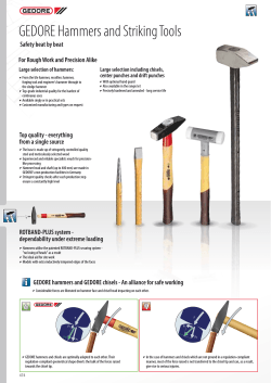 GEDORE Hammers and Striking Tools Top quality - everything