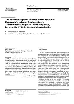 The First Description of a Device for Repeated