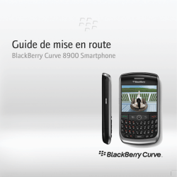 Guide de mise en route BlackBerry Curve 8900 Smartphone