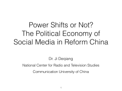   Power Shifts or Not? The Political Economy of