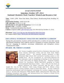 ! LVACS NCW EVENT Saturday, October 18 , 2014