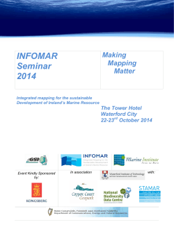 INFOMAR Seminar 2014