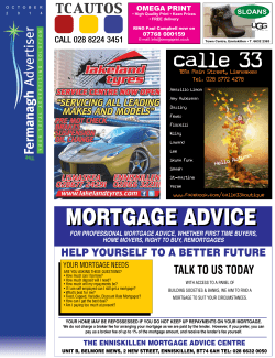 calle 33 MORTGAGE ADVICE TALK TO US TODAY