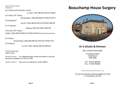 Beauchamp House Surgery