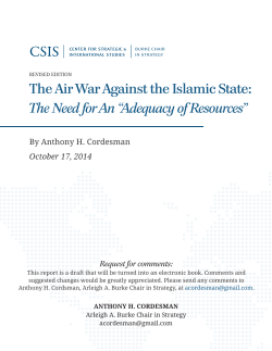 The Air War Against the Islamic State: October 17, 2014