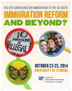 AND BEYOND? OCTOBER 23-25, 2014 UNIVERSITY OF FLORIDA