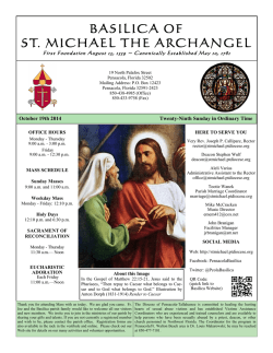 BASILICA OF ST. MICHAEL THE ARCHANGEL