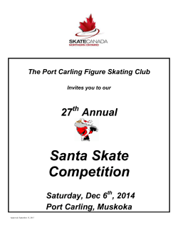   Santa Skate Competition