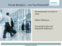 Circuit Breakers – Are You Protected? Advancements over last 10 years