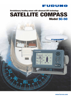 SATELLITE COMPASS SC-50 Model Revolutionary heading sensor with advanced GPS technology