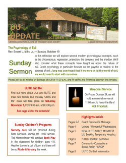 UU UPDATE JUNE 13, 2014 OCTOBER 17, 2014