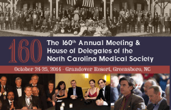 160 The 160 Annual Meeting &amp; House of Delegates of the