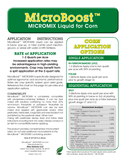 MicroBoost ™ MICROMIX Liquid for Corn