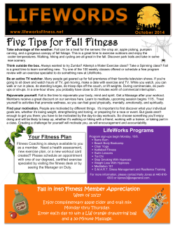 Five Tips for Fall Fitness