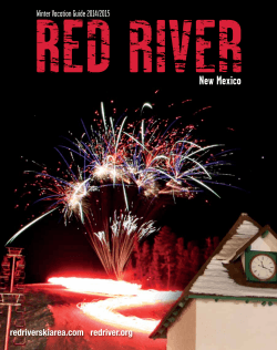 New Mexico redriverskiarea.com   redriver.org Winter Vacation Guide 2014/2015
