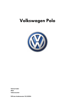 Volkswagen Polo Tekniset tiedot Mitat Vakiovarusteet
