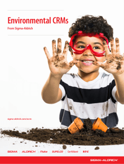 Environmental CRMs | From Sigma-Aldrich