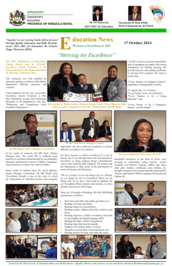 E ducation News 17 October 2014