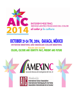 OCTOBER 21-24 TH, 2014,  OAXACA, MÉXICO ,  :