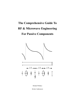 The Comprehensive Guide To RF &amp; Microwave Engineering For Passive Components