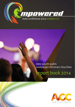 report book 2014 new south wales australian christian churches state conference 2014