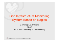 Grid Infrastructure Monitoring