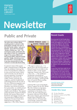 Newsletter Public and Private Recent Grants