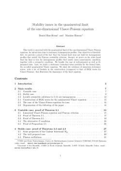 Stability issues in the quasineutral limit of the one-dimensional Vlasov-Poisson equation