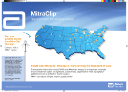 MitraClip Transcatheter Mitral Valve Repair