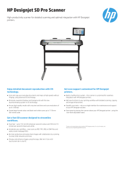 HP Designjet SD Pro Scanner