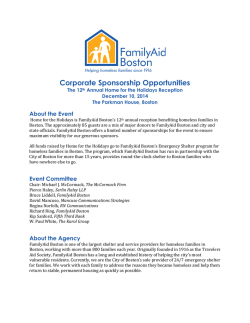 Corporate Sponsorship Opportunities About the Event The 12
