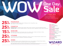 WOW  Sale 25