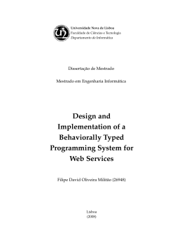 Design and Implementation of a Behaviorally Typed Programming System for