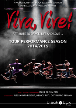 Viva, Vive! TOUR PERFORMANCE SEASON 2014/2015