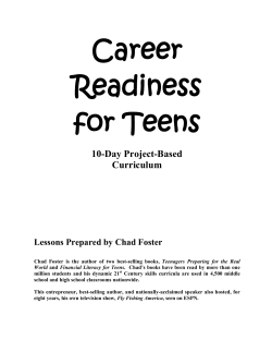Career Readiness for Teens 10-Day Project-Based