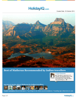 Best of Matheran Recommended by Indian travellers A true heaven