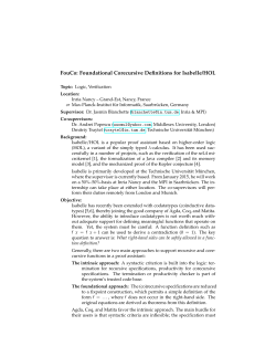 FouCo: Foundational Corecursive Definitions for Isabelle/HOL
