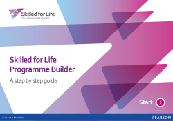 Skilled for Life Programme Builder Start A step by step guide