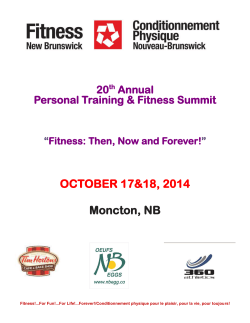 OCTOBER 17&amp;18, 2014  Moncton, NB 20