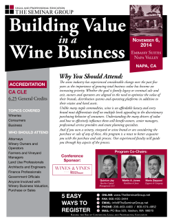 Building Value Wine Business  in a