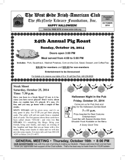 The West Side Irish-American Club 24th Annual Pig Roast