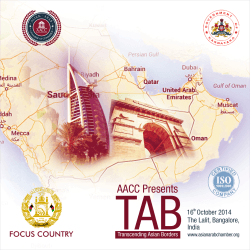 TAB AACC Presents FOCUS COUNTRY 16 October 2014