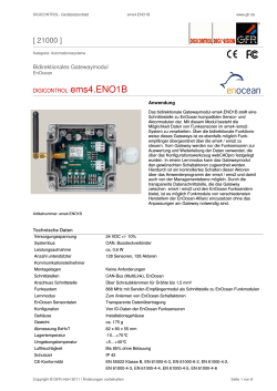 ems4.ENO1B [ 21000 ] Bidirektionales Gatewaymodul DIGICONTROL