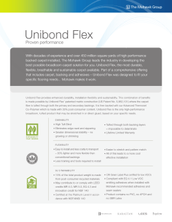 Unibond Flex Proven performance