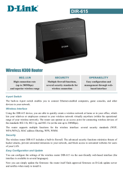 DIR-615 Wireless N300 Router