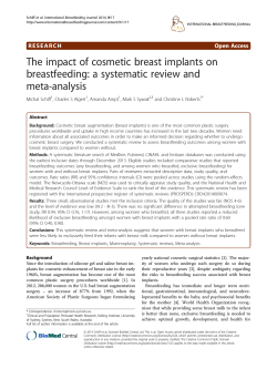 The impact of cosmetic breast implants on meta-analysis