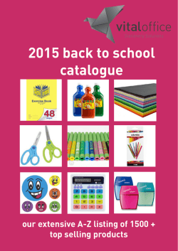 2015 back to school catalogue top selling products