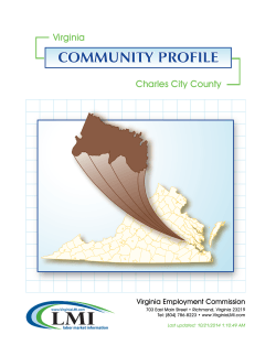 Virginia Charles City County Virginia Employment Commission