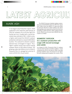 latest agricultural outlook Mark ash
