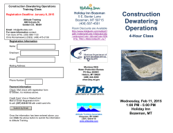 Construction Dewatering Operations 4-Hour Class